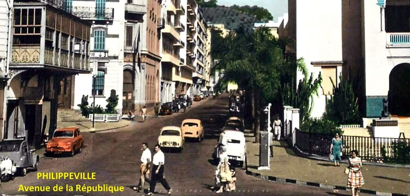645- Philippeville - Av de la republique2.jpg